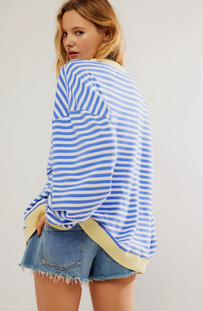 Hannah | Pull Oversize Rayé