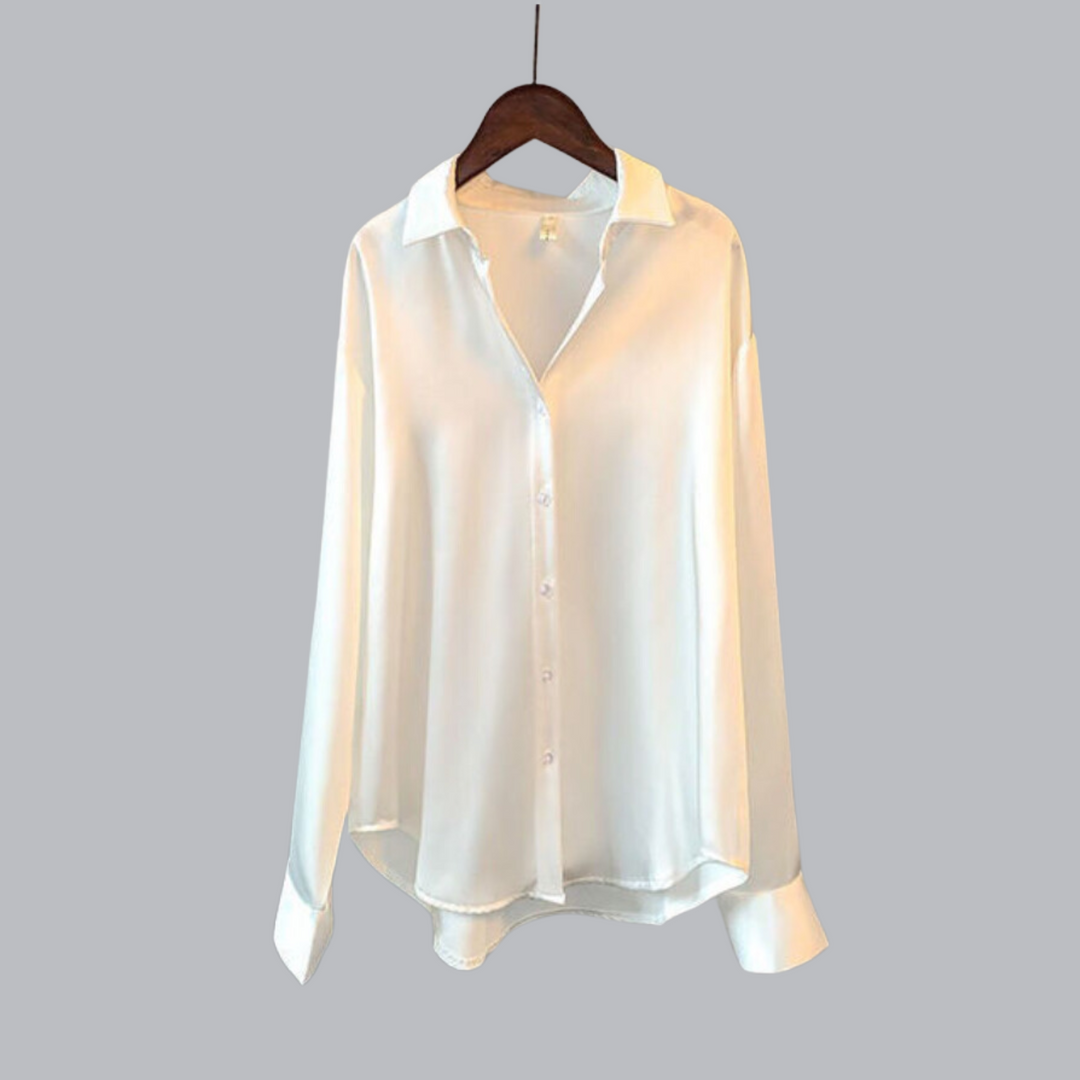 Irene™ | Blouse élégante en satin de haute qualité