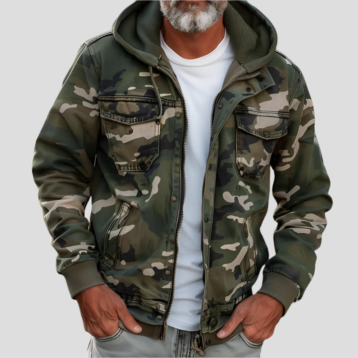 ROBERT | VESTE À CAPUCHE CARGO